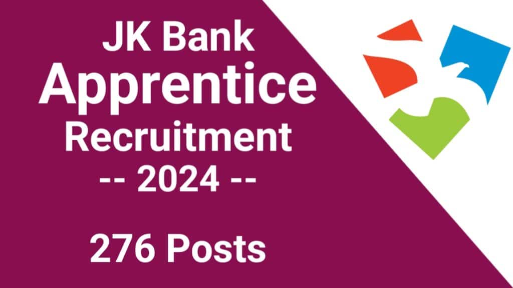 JK Bank Apprentice Recruitment 2024