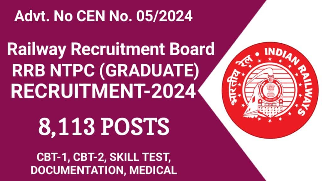 RRB NTPC Recruitment 2024 (Graduate)