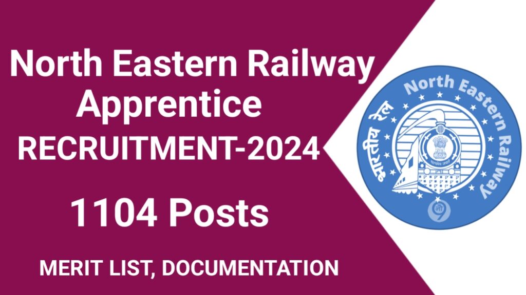 RRC North Eastern Railway Apprentice Recruitment 2024 for 1104 Posts